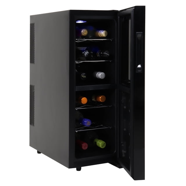 Koolatron Réfrigérateur à Vin Autonome à 12 Bouteilles à Double Zone