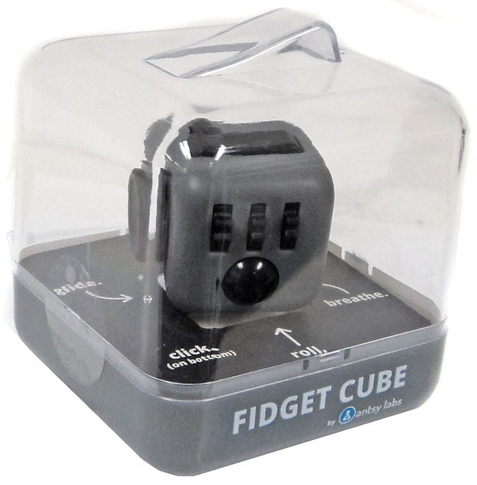 grey fidget cube