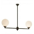 thumbnail image 3 of Meyda 162981 46 in. Salome 2 Light Island Pendant, Oil Rubbed Bronze, 3 of 5