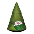 thumbnail image 1 of Bougie en verre teinté - Arbre vert, 1 of 4