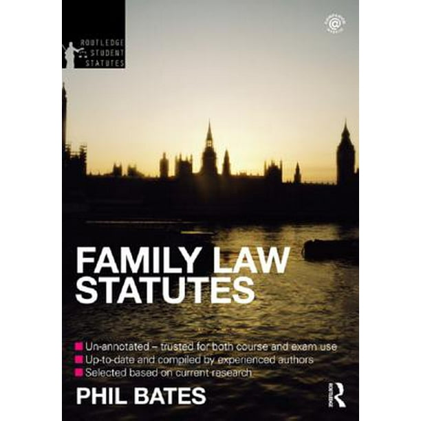 Routledge Student Statutes Family Law Statutes (Edition 4) (eBook