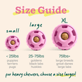 thumbnail image 3 of WOOF Party Pupsicle - Long-Lasting Interactive Dog Toys for Boredom - Low-Mess Design - Birthday Gift Idea - Large Dog Toys - Party Pink, 3 of 8