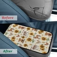 thumbnail image 4 of Yuyamidu Highland Cow Car Center Console Armrest Protector Chicken Car Arm Rest Cover Pad Sunflower Automoblie Armrest Cover Cushion Accessories for Most Cars Sedan Truck, 4 of 7