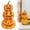 Orange-, variant on Jack-O'-Lantern-Halloween Decorations-Halloween Jack O Pumpkin with Light Stacked for Front Porch Table Centerpieces 3 Tiers 9.5"