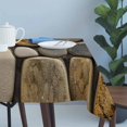thumbnail image 4 of Stones Table Cloth Waterproof Tablecloths, Gravel Rock Cobblestone Natural Pattern Art Tablecloth Dining Table Cover for Kitchen Party Tabletop Outdoor, Rectangle Tablecloth 60x120 Inch, 4 of 9