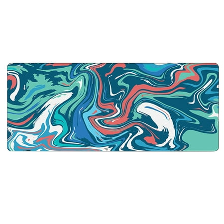 

Table Mat Accessories Big Gaming Abstract Art PC Slip Carpet Pad Gift