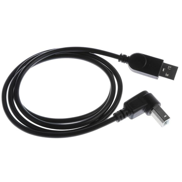 El Varón Del ángulo USB Del ángulo 90 degree A B Mecanografía La Línea De Extensión Del Convertidor De Cable Para La Impresora Macarena Cable adaptador macho tipo B USB