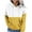 Yellow, variant on Pxxlle Plus Size Women's Hoodie Fashion Color Block Graphic Hoodies Oversized Long Sleeve Hooded Pullover Tops Fall Winter Drawstring Sweatshirt with Pockets Yellow S