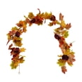 thumbnail image 2 of Artificial Maple Leaves Pumpkins Sunflowers and Vines Garland Flexible Reusable 69 Inch for Thanksgiving Home Decor, 2 of 6