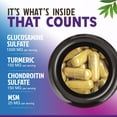 thumbnail image 4 of Glucosamine Chondroitin MSM Complex - 3X Strength Joint Support Supplement with Glucosamine Sulfate, Turmeric, Boswellia - For Cartilage, Mobility & Flexibility - Bottled in USA - 180 Capsules, 4 of 10