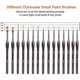 thumbnail image 4 of Detail Paint Brush Set,15Pcs Miniature Painting Brushes Kit,Professional Mini Fine Paint Brushes Se, 4 of 5