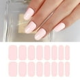 thumbnail image 2 of Full Wraps Solid Color Nail Polish Stickers Semi Cured Gel Nail Polish Strips, 2 of 5
