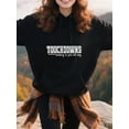 thumbnail image 2 of Classic Turkey Style Thanksgiving Hoodie for Men Women, Funny Turkey Graphic Pullover Hooded Sweatshirt, Cozy Cotton Poly Blend, Holiday Fall Outfit, 2 of 5