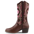 thumbnail image 3 of Bota Vaquera para Dama Dominiq Mod. 1396 con Bordado Floral, 3 of 5
