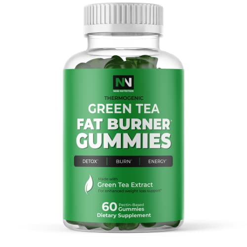 Green Tea Extract Fat Burner Gummies for Weight Loss Supplement to