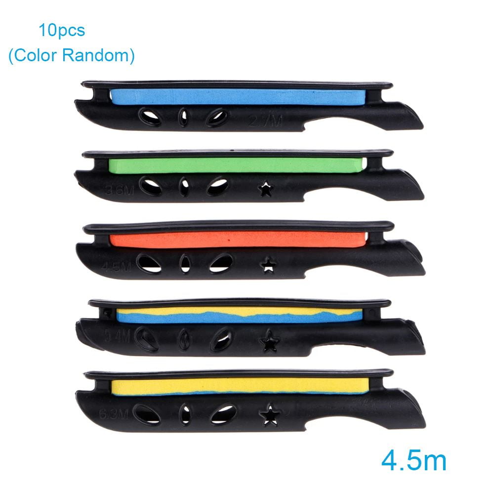 Hot Fishing Rod Clips Winder Color Random Fishing Coiling Card Hand Pole Plate Line Container