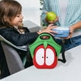 thumbnail image 3 of OAVQHLG3B Insulated Waterproof Carrying Lunch Tote Bag with Adjustable Shoulder Strap Cooler Box Neoprene lunchbox Container Soft Case baby Handbag School Travel Outdoor Thermal Bag, 3 of 4