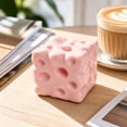 thumbnail image 7 of BingTong Cheese Block Squeeze Toy,Cheese Squishies,Cheese Cube Stress Ball, Squeeze Cheese Squishies, Cute Sensory Fidget For Stress Relief Novelty Birthday Gifts Pink, 7 of 7