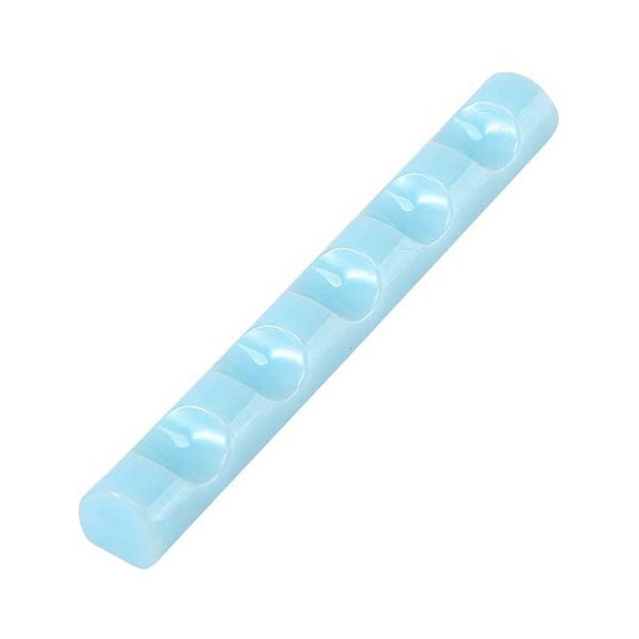 Vogacara Soporte para uñas Soporte multifuncional para cepillos 5 rejillas Soportes para bolígrafos multicolor Pantalla que muestra herramientas Juegos de manicura Azul claro 1 Vogacara CE015582-06