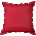 thumbnail image 2 of Violet Linen Seasonal Xmas Christmas Holiday Essenial Pattern, Polyester Embroidered Jacquard , Stars, 18 Inch x 18 Inch, Decorative Throw Pillow, 2 of 6