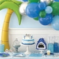 thumbnail image 4 of (6 pack) Way to Celebrate! Waves & Sharks Birthday Paper Dinner Plates, 9in, 8ct, 4 of 7