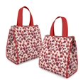 thumbnail image 2 of Pioneer Flower Floral Print Pattern Insulated Lunch Bag for Women & Adults,Large Portable Soft Cooler Lunch Bag,Thermal Food Storage Tote with Pearl Cotton,8.66L,8.75x5.75x9.5 Inch, 2 of 6