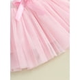thumbnail image 7 of Newborn Baby Girls Summer Skirt Sets Short Sleeve Letter Donut Print Romper Tulle Skirt Headband, 7 of 7