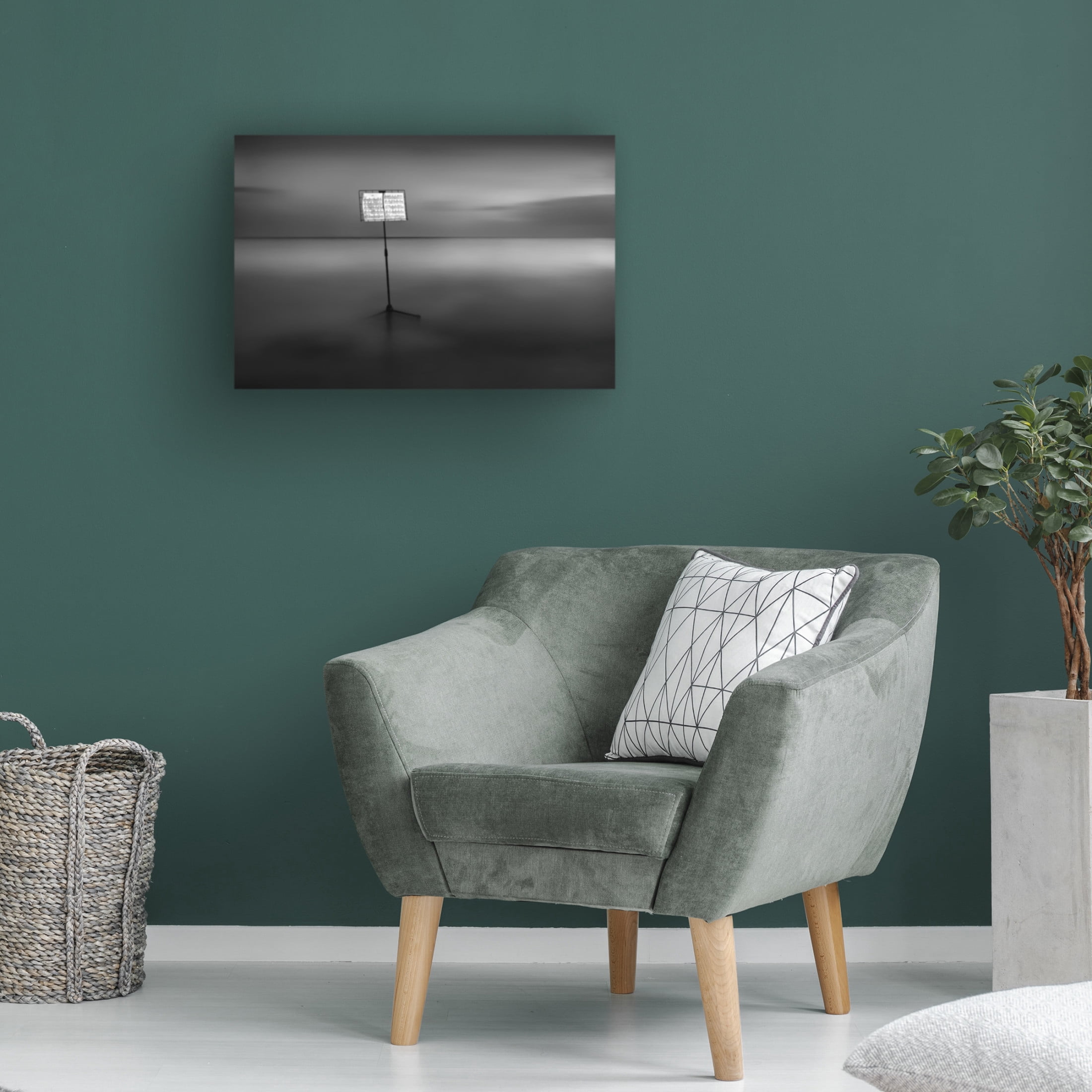 Canvas Wall Art - Maria Kaimaki 'Water Music' Wall Art for Living Room, Bedroom, or Office D?cor by Trademark Fine Art - 47 x 30 Inches