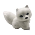 thumbnail image 1 of Visland Fox Model Toy Mini Simulation Animal Figure Solid Model Desktop Ornament Faux Fur Fake Fox Model Figurine Ornaments Birthday Gift, 1 of 8