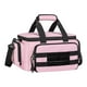 thumbnail image 2 of Bolsa de herramientas para mujer, Oxford, de boca ancha, suave, para el hogar, de 13 pulgadas, con cremalleras dobles, práctica bolsa de viaje, 2 of 8