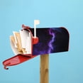 thumbnail image 6 of Bingfone Purple And Blue Nebula Magnetic Mailbox Cover Standard Size for Garden Yard Outdoor Decorations-25.5x21 in, 6 of 7