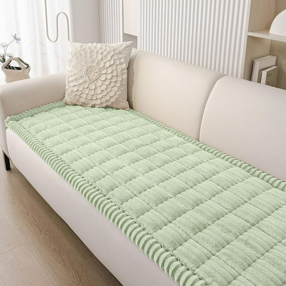 XmhyTop-A Fundas de sofá, 70 x 180 cm, 1 pieza - Funda de sofá para perros, antideslizante, apta para mascotas, gruesa y suave, color verde