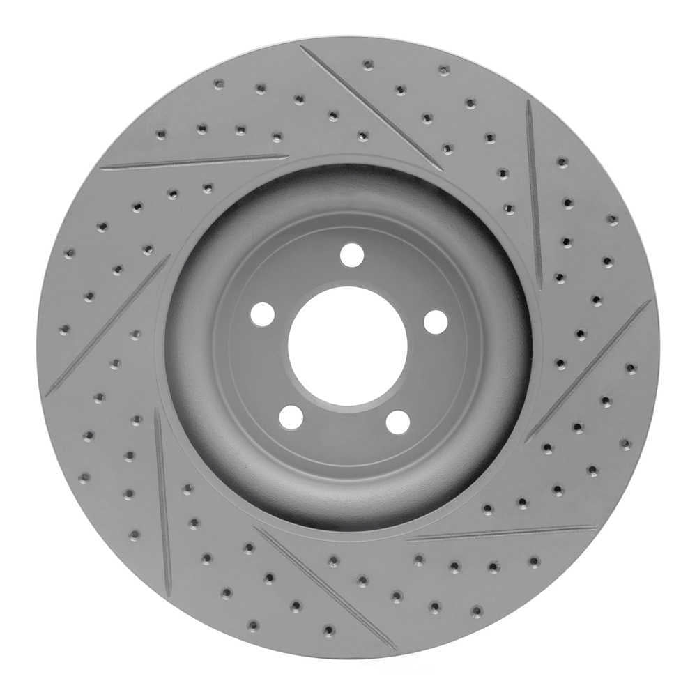 Dynamic Friction Company 830-20020L DFC Geoperformance Rotor - Drilled and Slotted