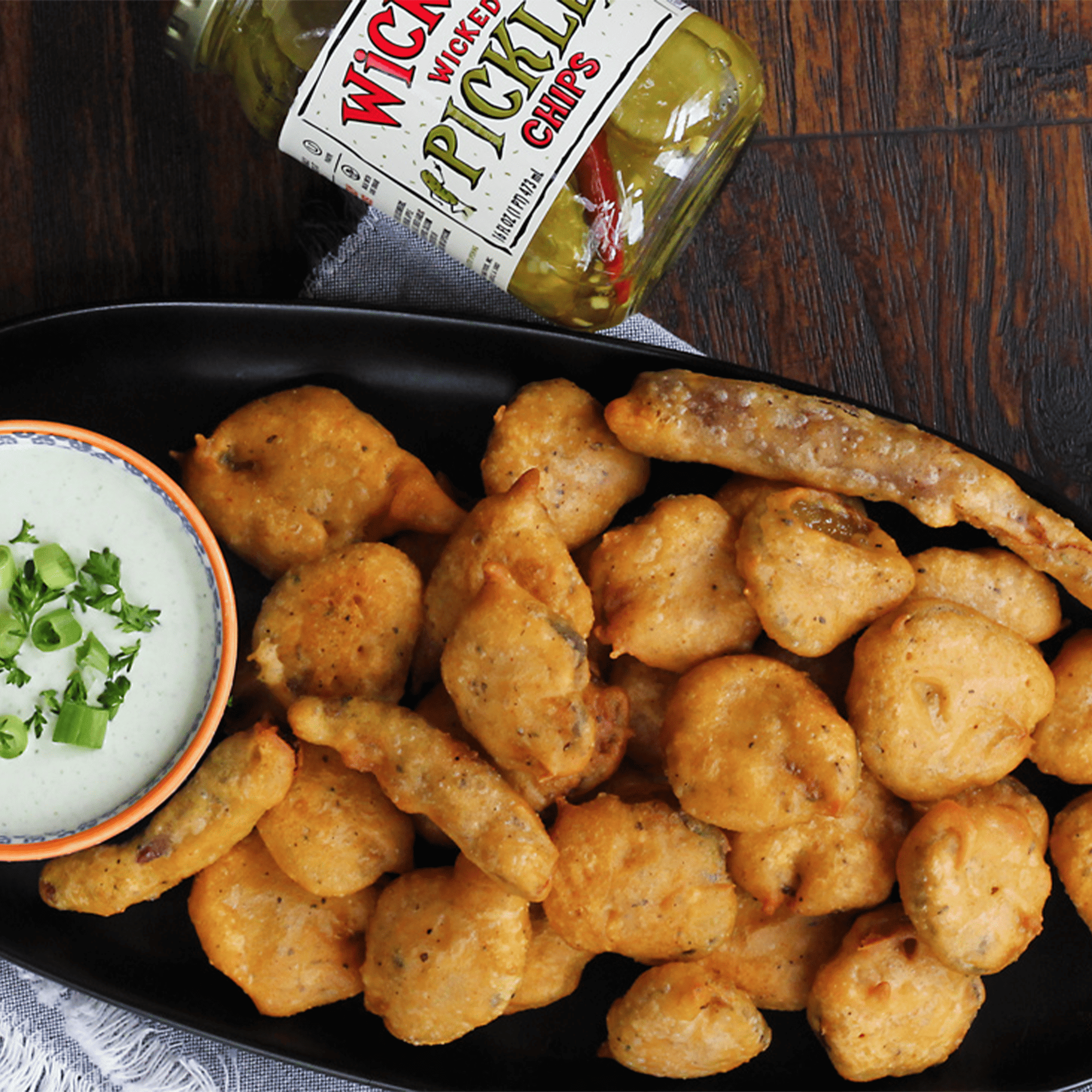 (6 pack) Wickles Wicked Pickle Chips, 16 fl oz Jar