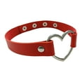 thumbnail image 3 of Gargantilla con cadena de corazón de amor, ajustable, suave, de moda, estilo vintage Rojo, 3 of 8