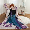 thumbnail image 2 of Disney Frozen Kids Plush Blanket, 62” x 90”, 2 of 8