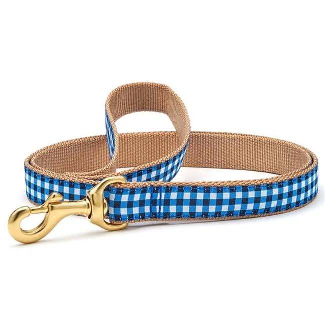 Gingham Sweeties Dog Leash Lead Pet 4 foot 6 foot Blue Pink  Green Leads Leashes 