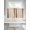 Light Beige, variant on Red Mushrooms 2 Panel Kitchen Curtains for Small Windows, Farmhouse Retro Autumn Leaves Plants Bathroom Tier Curtain, Short Window Treatment for Bedroom/Living Room 55"x24"