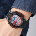 Men's Digital Sport Wristwatch Plastic Strap
