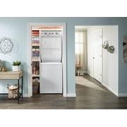 Whirlpool 3.5 Cu. Ft. Stacked Electric Laundry Center with 9 Wash Cycles and AutoDry System, White