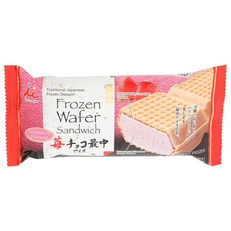 Imuraya Strawberry Frozen Wafer Sandwich, 5.07 fl oz