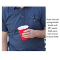 thumbnail image 3 of Vaso de vidrio reutilizable Red Cup Living de 540 ml para adultos, 3 of 4