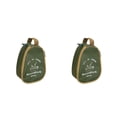 thumbnail image 2 of Toystoory Vajilla de camping Tazón de almacenamiento Bolsa Cremallera Organizador de gran capacidad Estuche de transporte Viaje Barbacoa Verde oscuro 2Conjunto, 2 of 6