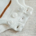 thumbnail image 5 of CLOISE Infant Bodysuits for Girls Button Long Sleeve Rompers White 3 Months, 5 of 8