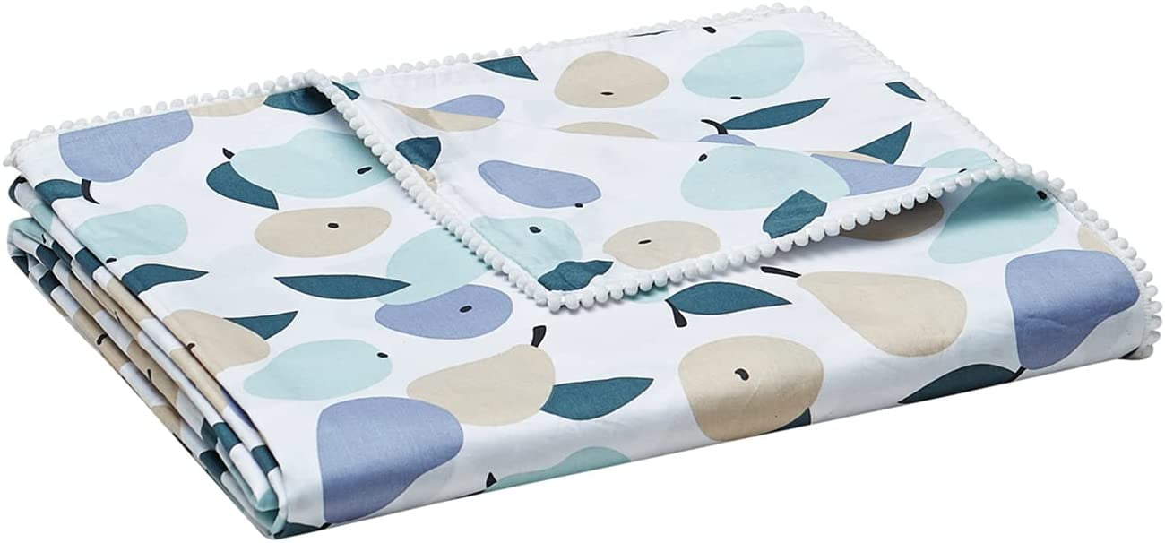 YnM Cotton Duvet Cover for Weighted Blankets (48''x72'') Peachy Keen