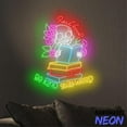 thumbnail image 4 of Handmadetneonsign Read Books Be Kind Stay Weird Neon Sign, Skeleton Reading Book Led Sign 93545, 4 of 5