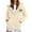 Beige, variant on Christmas Heavyweight Zip Up Hoodies for Women 2025 Long Sleeve Holiday Hooded Sweatshirt with Pockets Jacket Coat