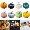 thumbnail image 2 of Sarkoyar 12Pcs Artificial Pumpkins Lightweight Durable Foam Pumpkins for Fall Wedding Thanksgiving Halloween Decor, 2 of 10