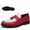 White and Red, variant on Men's Fashion Tassel Platform Loafers Comfortable Wide Round Toe Slip on Lug Sole Low Block Heel Business Dress Shoes Non-Slip Work Office Casual Shoes