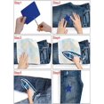 thumbnail image 3 of Fabric Patches, Iron-On Adhesive Fabric Patches, Solid Colors Imitation Denim Cloth Stickers Cuttable Sewing Repair Patch 12.5x9.5cm, 3 of 4